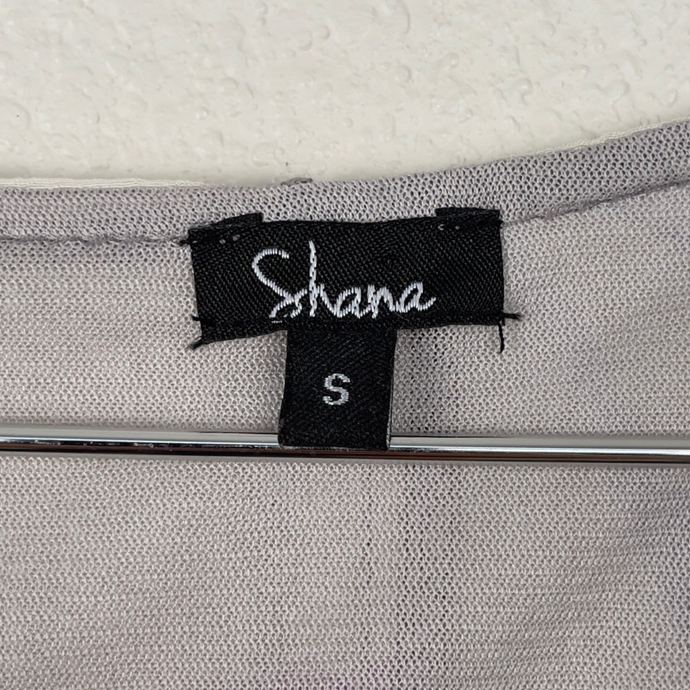 Shana Mini Dress Tunic Top Mixed Media Grey Small Artsy Whimsy Lagenlook Y2K - Picture 3 of 7